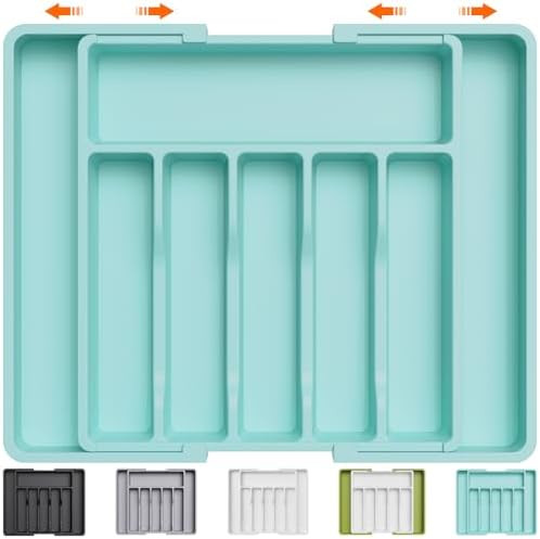 Lifewit Cutlery Drawer Organizer, Expandable Utensil Tray for Kitchen, BPA Free Flatware and Silv... | Amazon (CA)