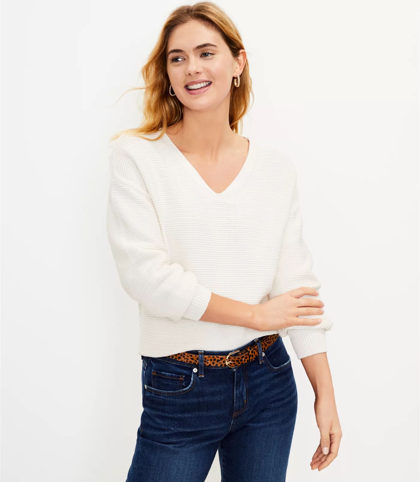 V-Neck Sweater | LOFT | LOFT