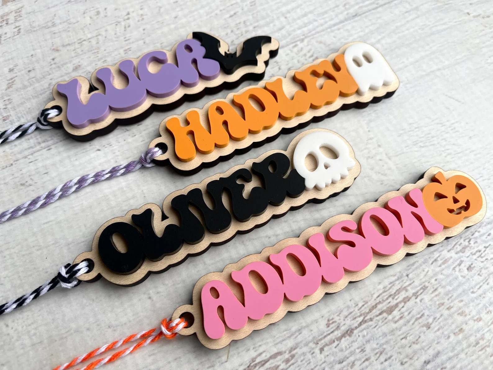 Halloween Boo Basket Tag, Trick-or-Treat Bag Tag, Custom Halloween Gift Tag, Halloween Name Tags,... | Etsy (US)