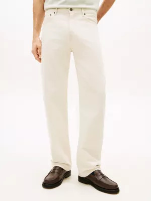 Washed Relaxed White Jeans | Tommy Hilfiger UK