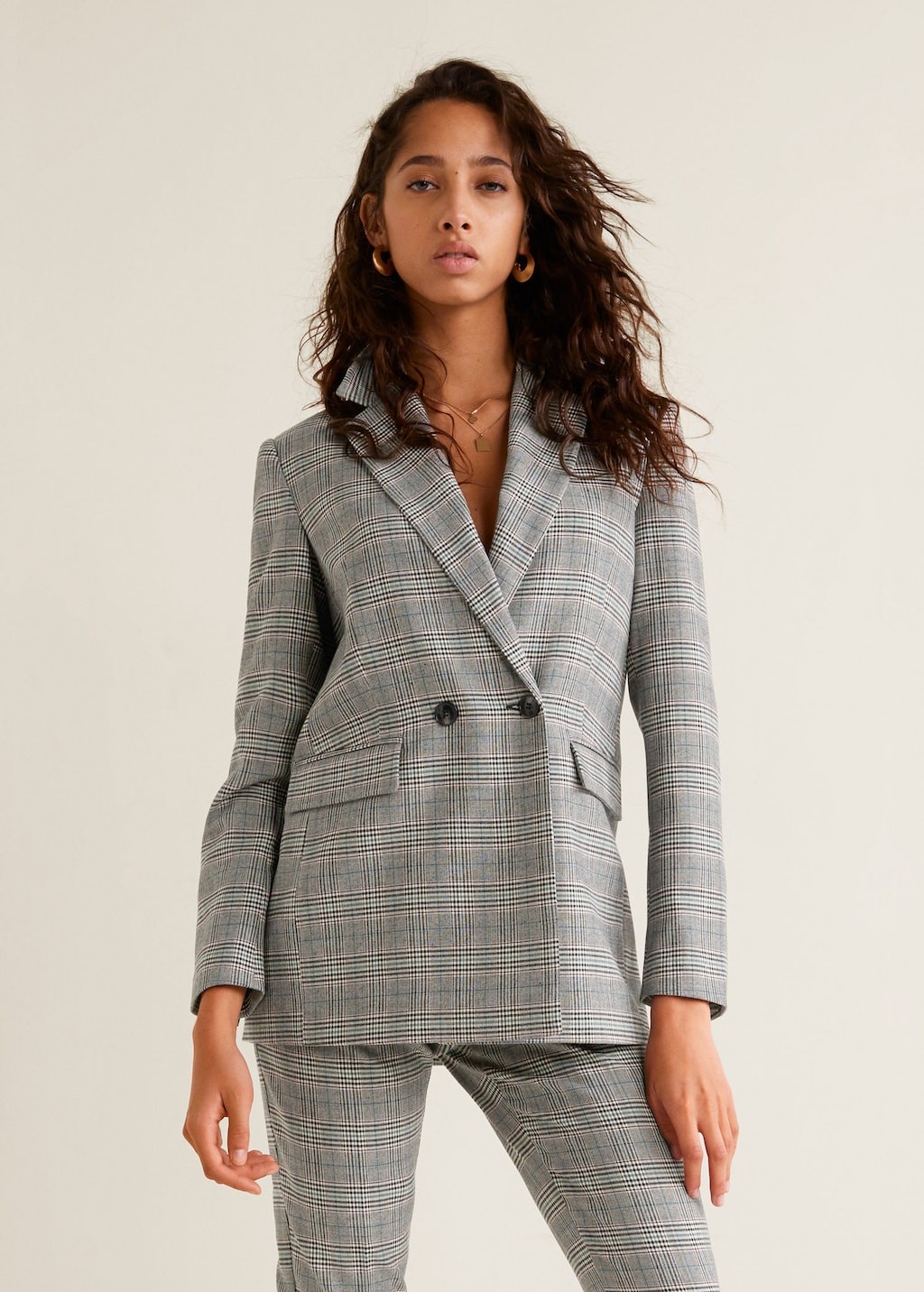 Check structured blazer - f foBlazers Women | MANGO (US)