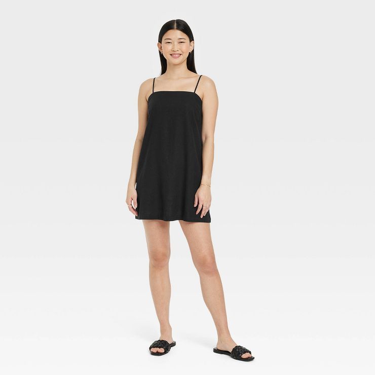 Women's Linen Mini Sundress - A New Day™ | Target