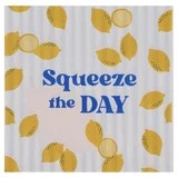 Way to Celebrate Summer Vibes Lemon Lunch Napkins, 6.5" x 6.5", Blue and Yellow, 24 Count | Walmart (US)