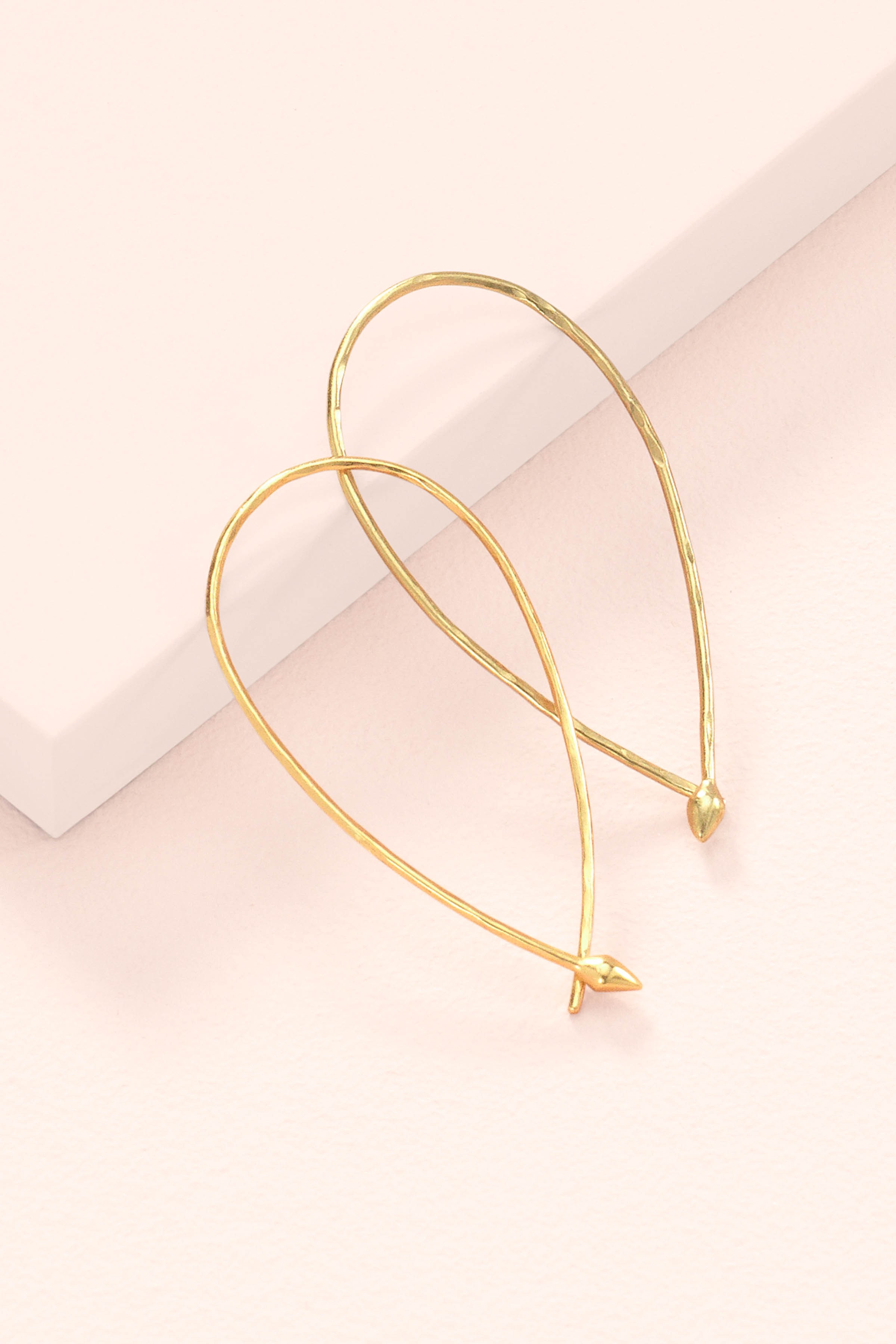 Hammered Wire Small Hoops | Stella & Dot (US)
