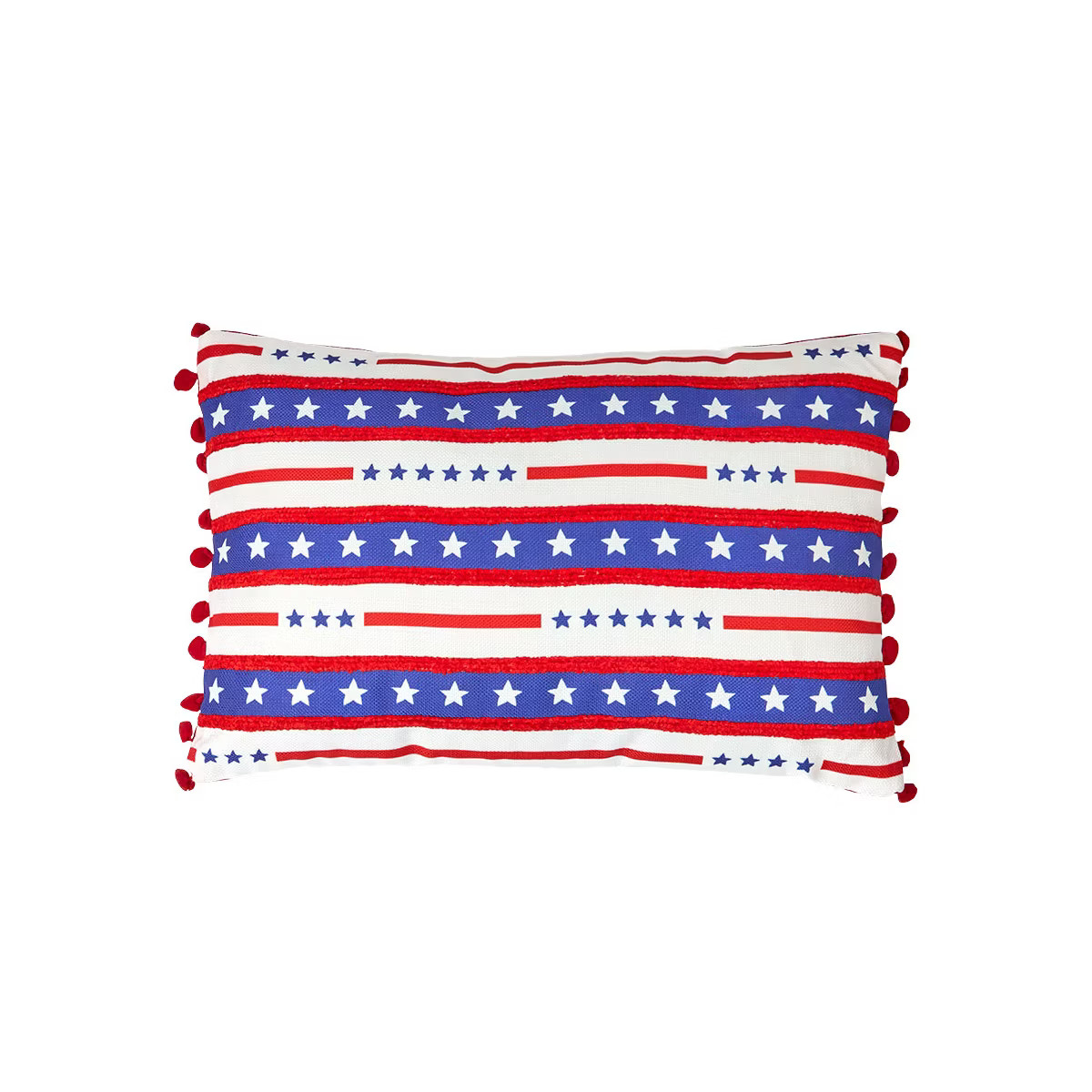 The Lakeside Collection Americana Embroidered Throw Pillow | Target