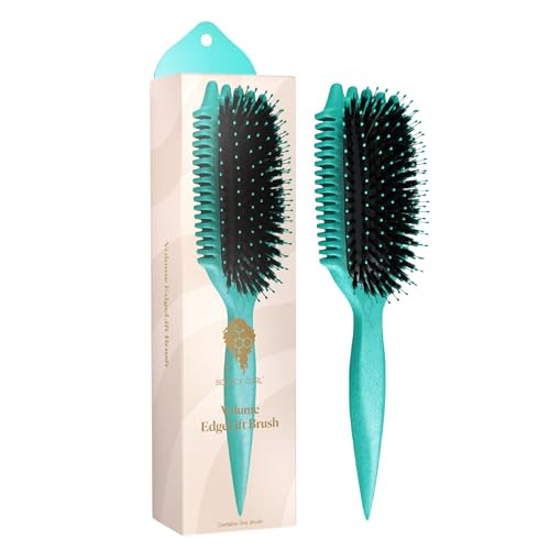 Bounce Curl Volume EdgeLift Brush, 5-in-1 Tool for Volumized Waves, Curls & Coils - Teal | Amazon (US)