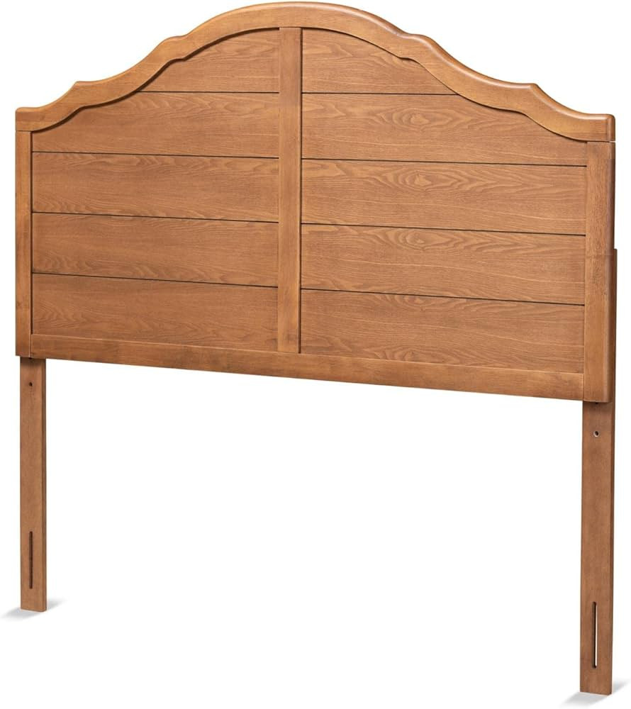 Baxton Studio Clive Vintage Walnut Finished Wood King Size Headboard | Amazon (US)