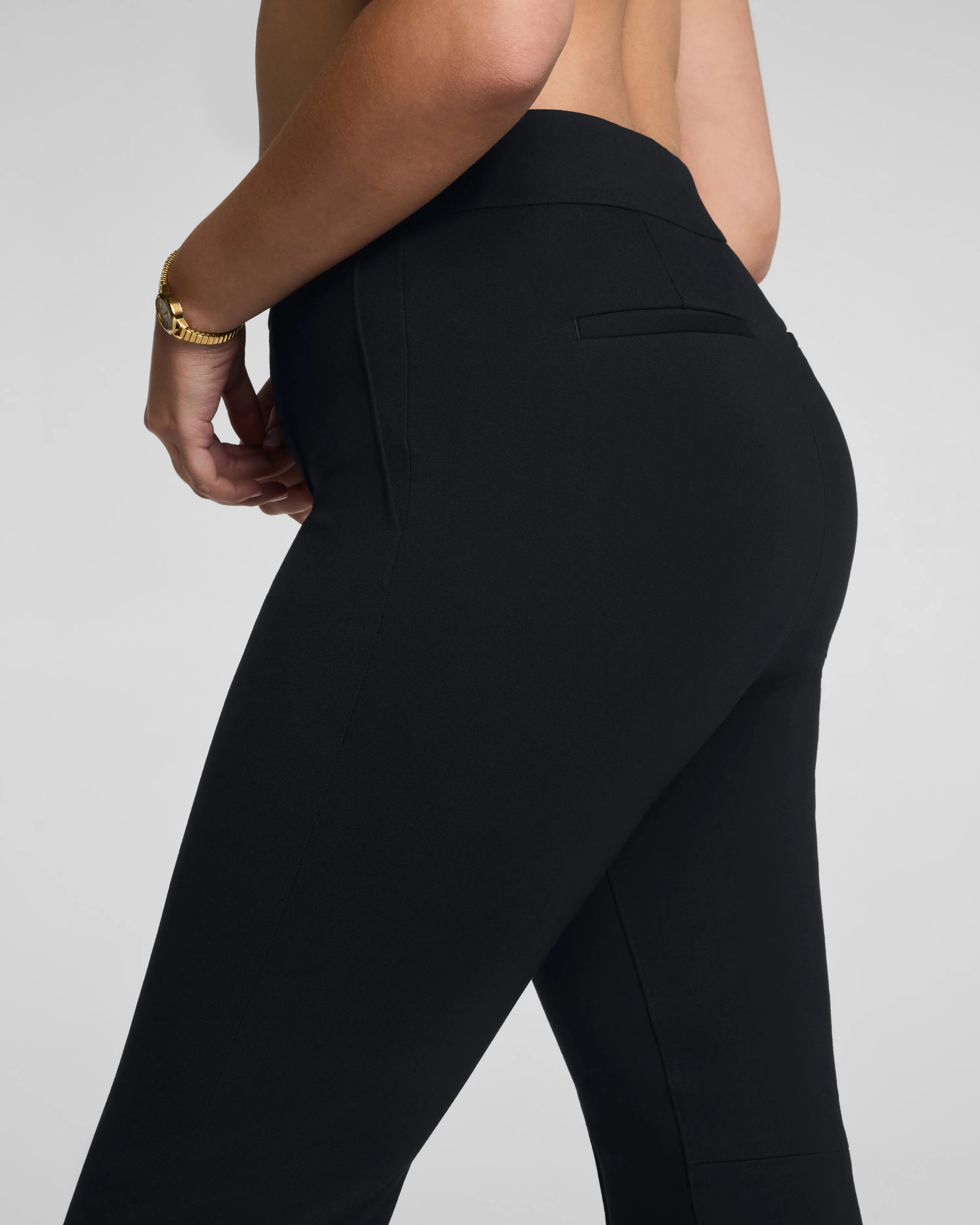 Ponte Kick Flare Pant with Pintuck | Spanx