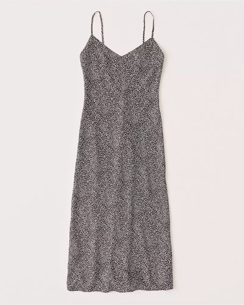 Satin Slip Dress | Abercrombie & Fitch (US)