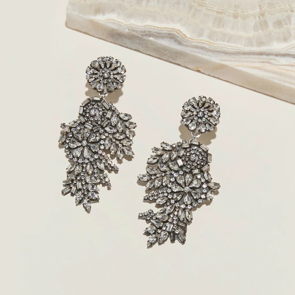 Nadya Earrings Crystal | Mignonne Gavigan