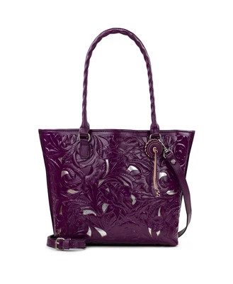 Adeline Tote - Burnished Cutout Tooled | Patricia Nash Designs