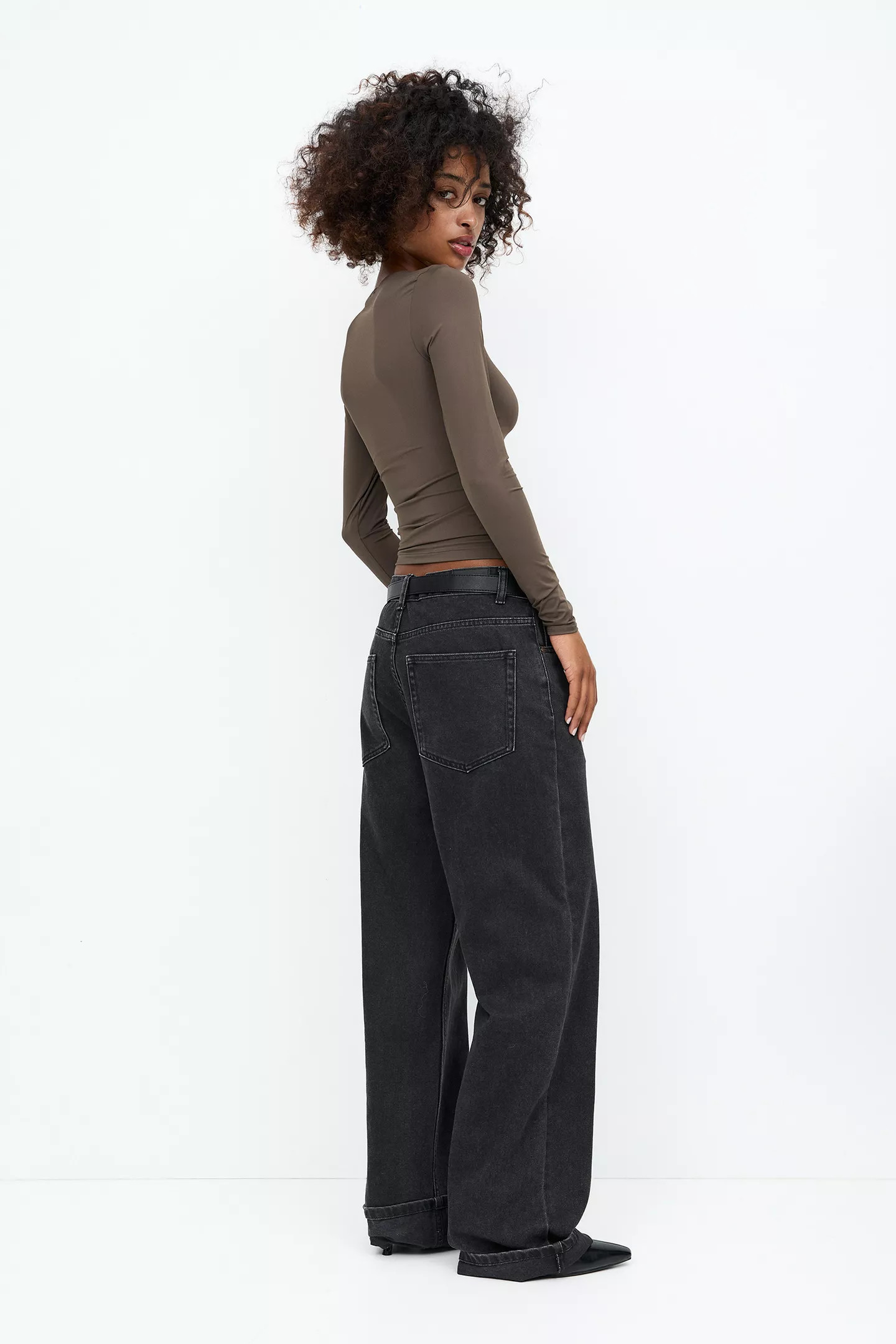 Langarmshirt aus Polyamid | PULL and BEAR DE