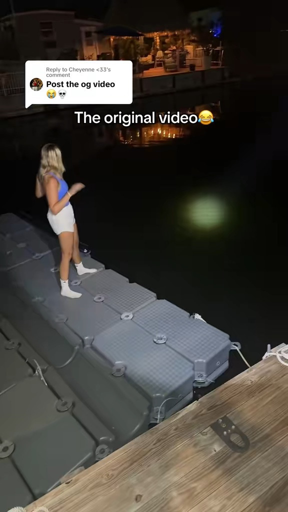 Jumping into the crocodile canal at night - the original video with original sound 😅

#LTKSeasonal #LTKTravel #LTKActive