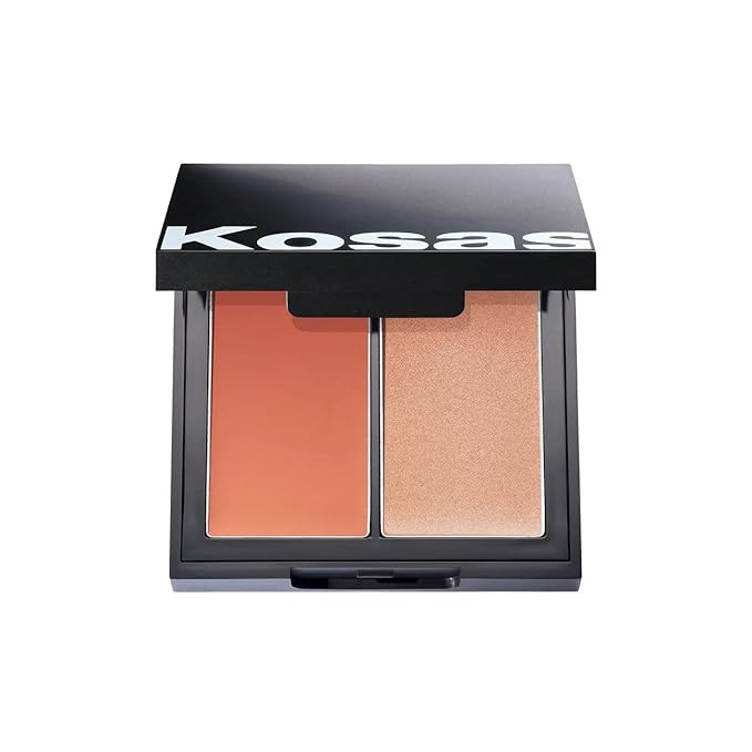 Kosas Color & Light Palette - Cream | Blush & Highlighter Cheek Duo, (Velvet Melon High Intensity... | Amazon (US)