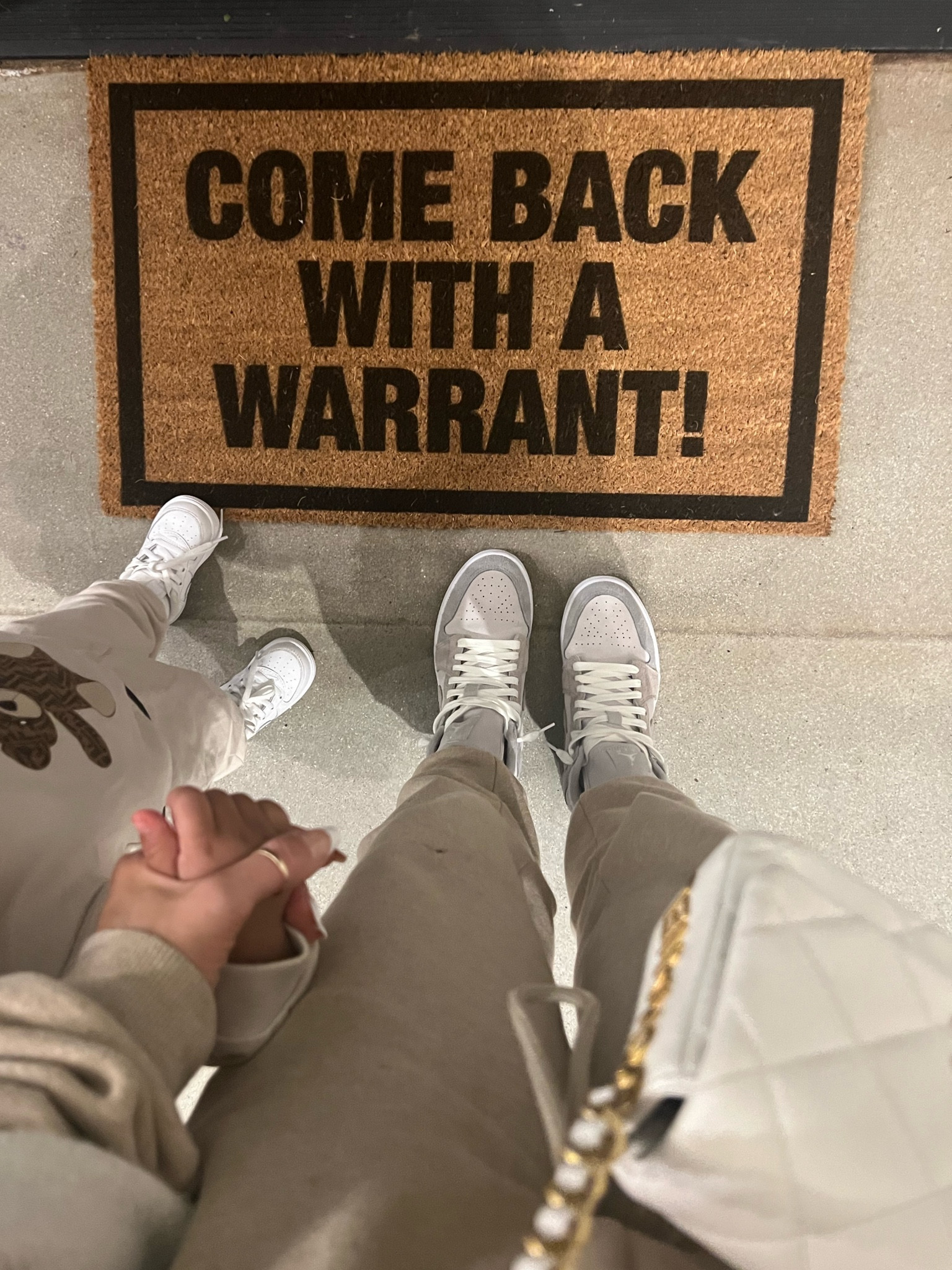 I love our new doormat! I wanted something funny and with my love of true crime shows and documentaries this made me giggle! 