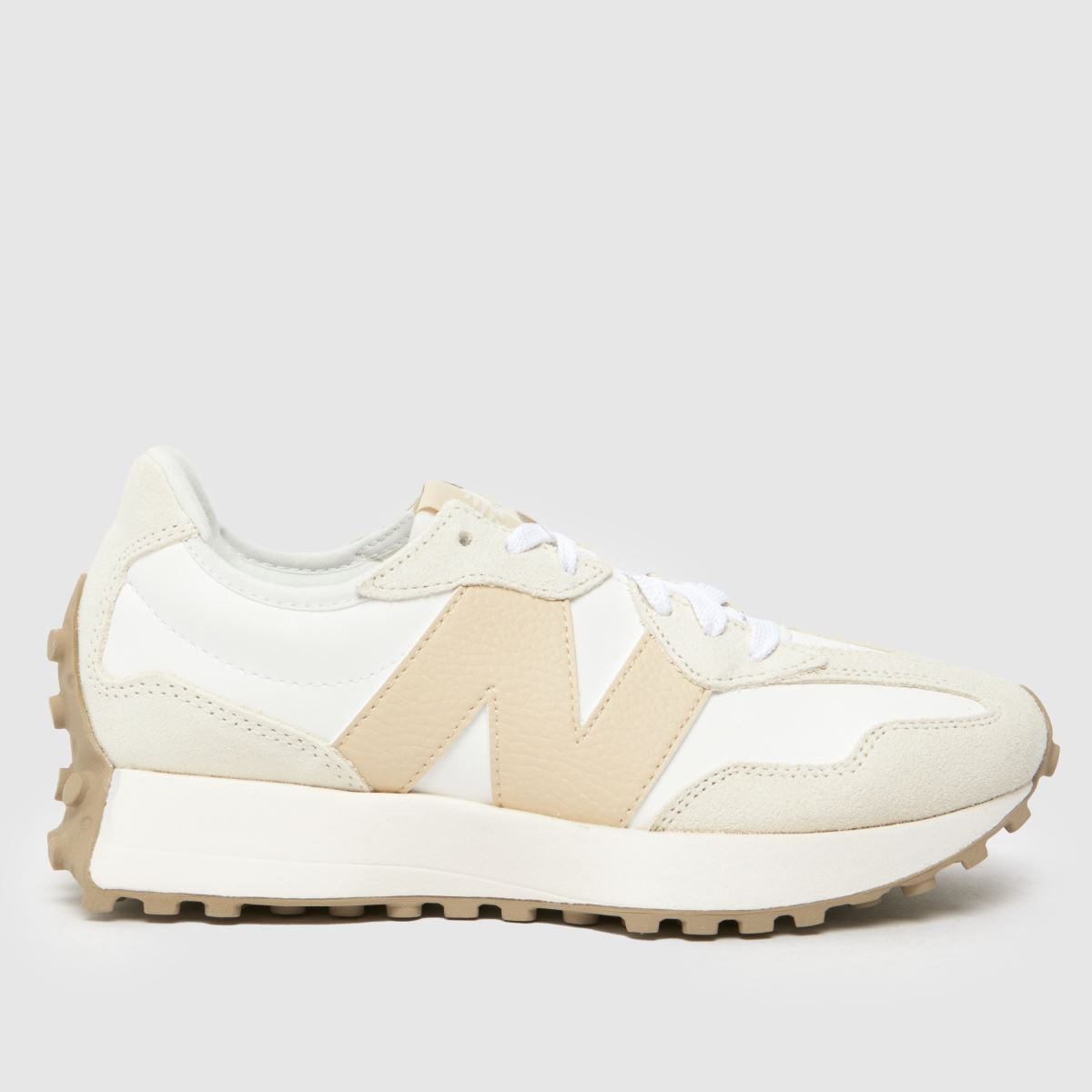 Womens White & Beige New Balance 327 Trainers | schuh | Schuh