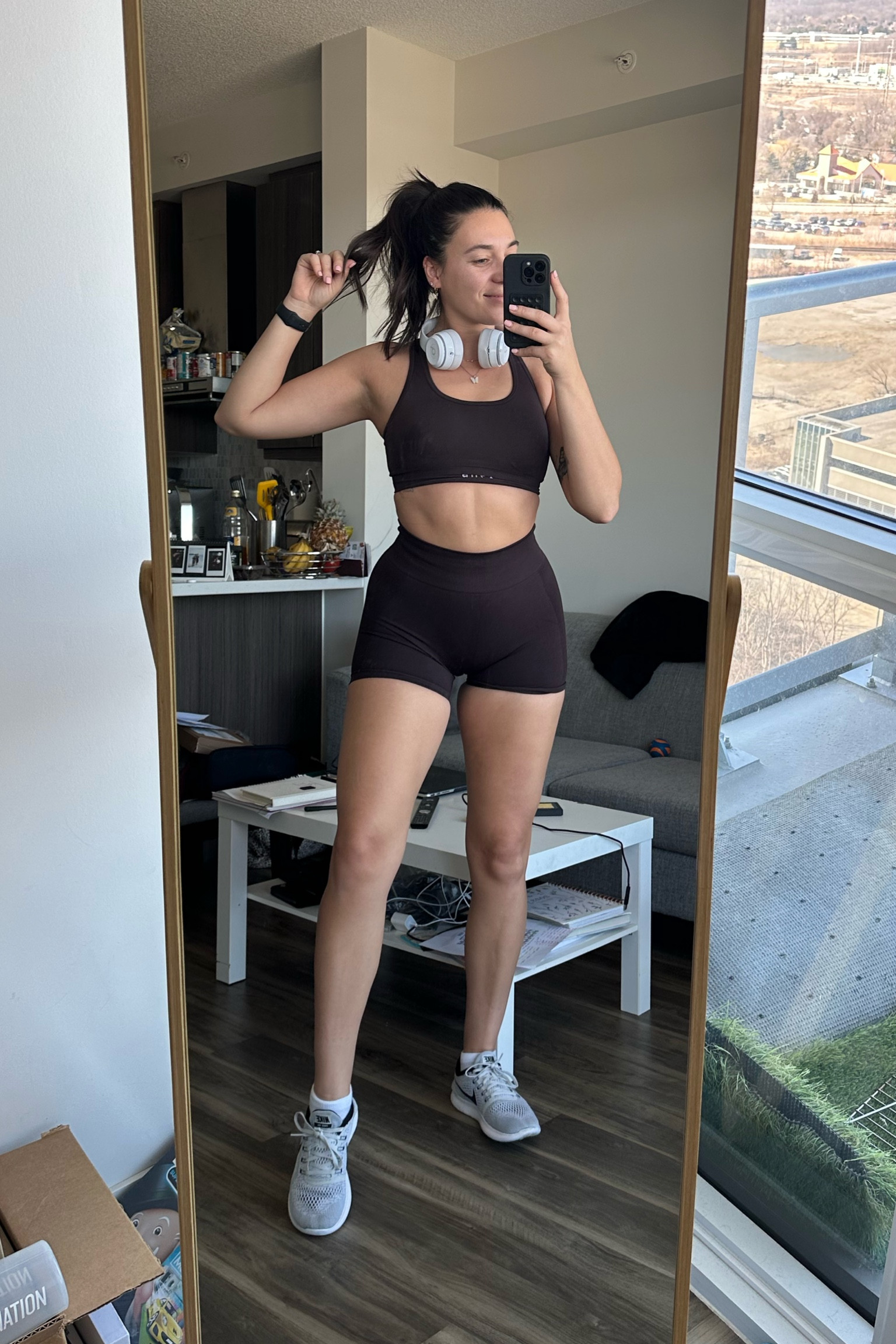 todays running workout fit🤎

#LTKfindsunder50 #LTKSeasonal #LTKfitness