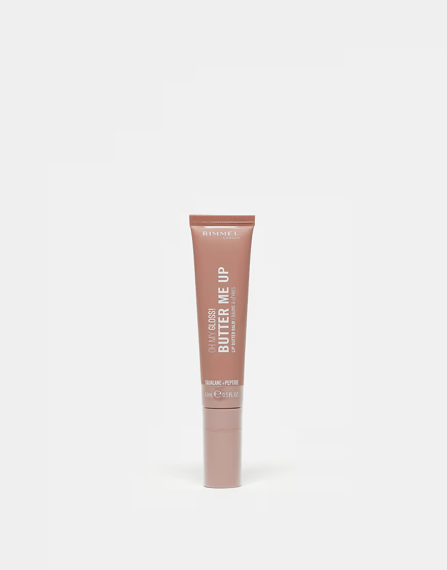 Rimmel London Oh My Gloss Butter Me Up Lip Butter Balm - 001 Latte Delight-Neutral | ASOS (Global)