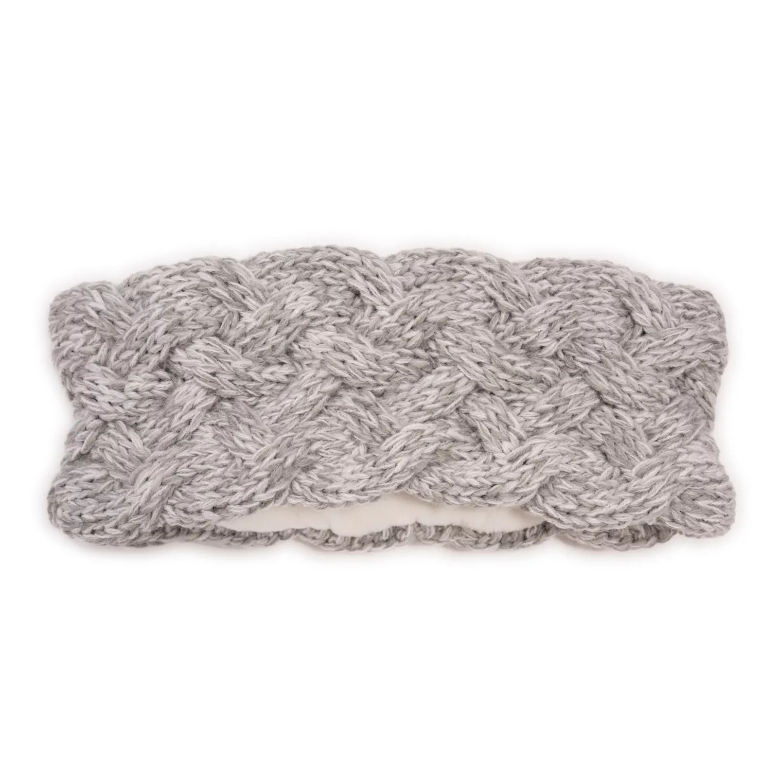 Women's MUK LUKS Braided Chunky Knit Marled Headband | Kohl's