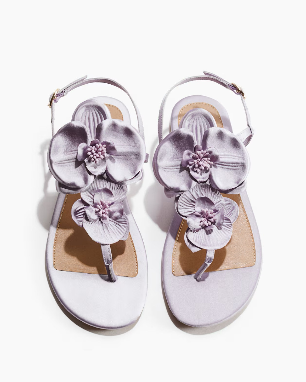Lavender floral orchid sandals 

#LTKSeasonal