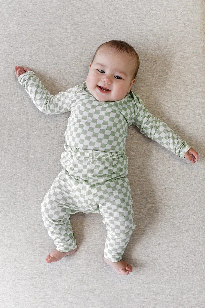 Fern Chequer Baby Sleep Set | Solly Baby