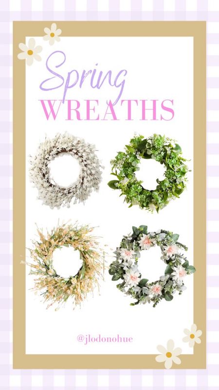 These beautiful Spring wreaths are 40% off this weekend!!

#LTKsalealert #LTKhome #LTKSeasonal