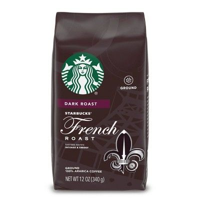 Starbucks Dark Roast Ground Coffee — French Roast — 100% Arabica — 1 bag (12 oz.) | Target