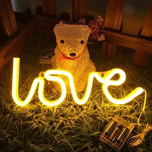 Love Neon Sign-Neon Signs for Bedroom,USB or Battery Neon Light for Wall,led neon Light as Neon Wall | Amazon (US)