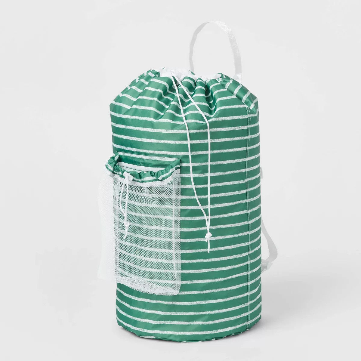 Backpack Laundry Bag Textured Striped Blue - Brightroom™ | Target