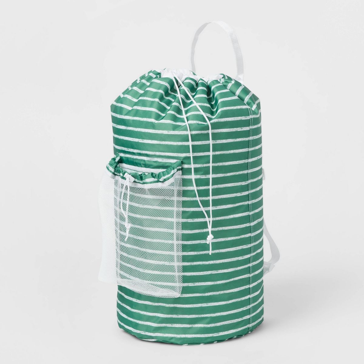 Backpack Laundry Bag Textured Striped Blue - Brightroom™ | Target