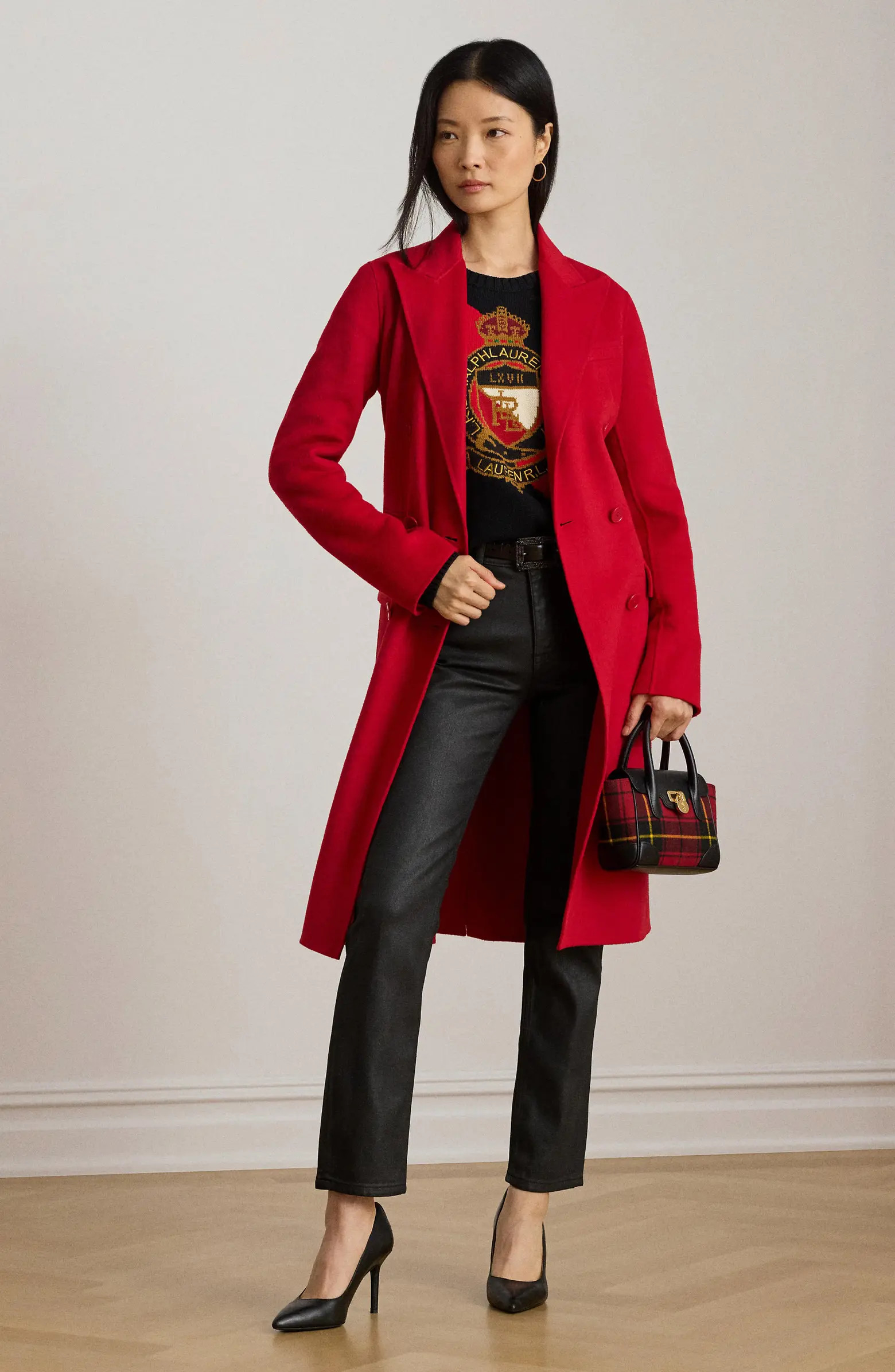 Coated High Waist Straight Leg Ankle Jeans | Nordstrom