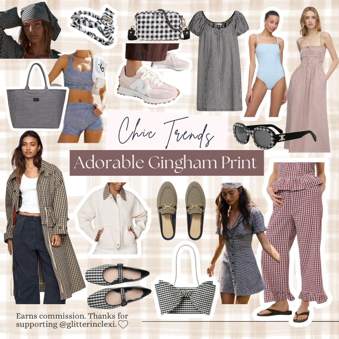 Chic trends - Gingham 

 