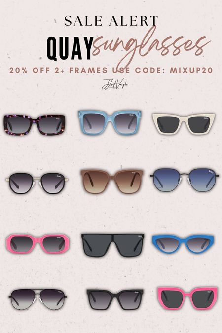Summer sunglasses on sale ✨ use code mixup20 for 20% 2+ frames 

#LTKFind #LTKtravel #LTKsalealert