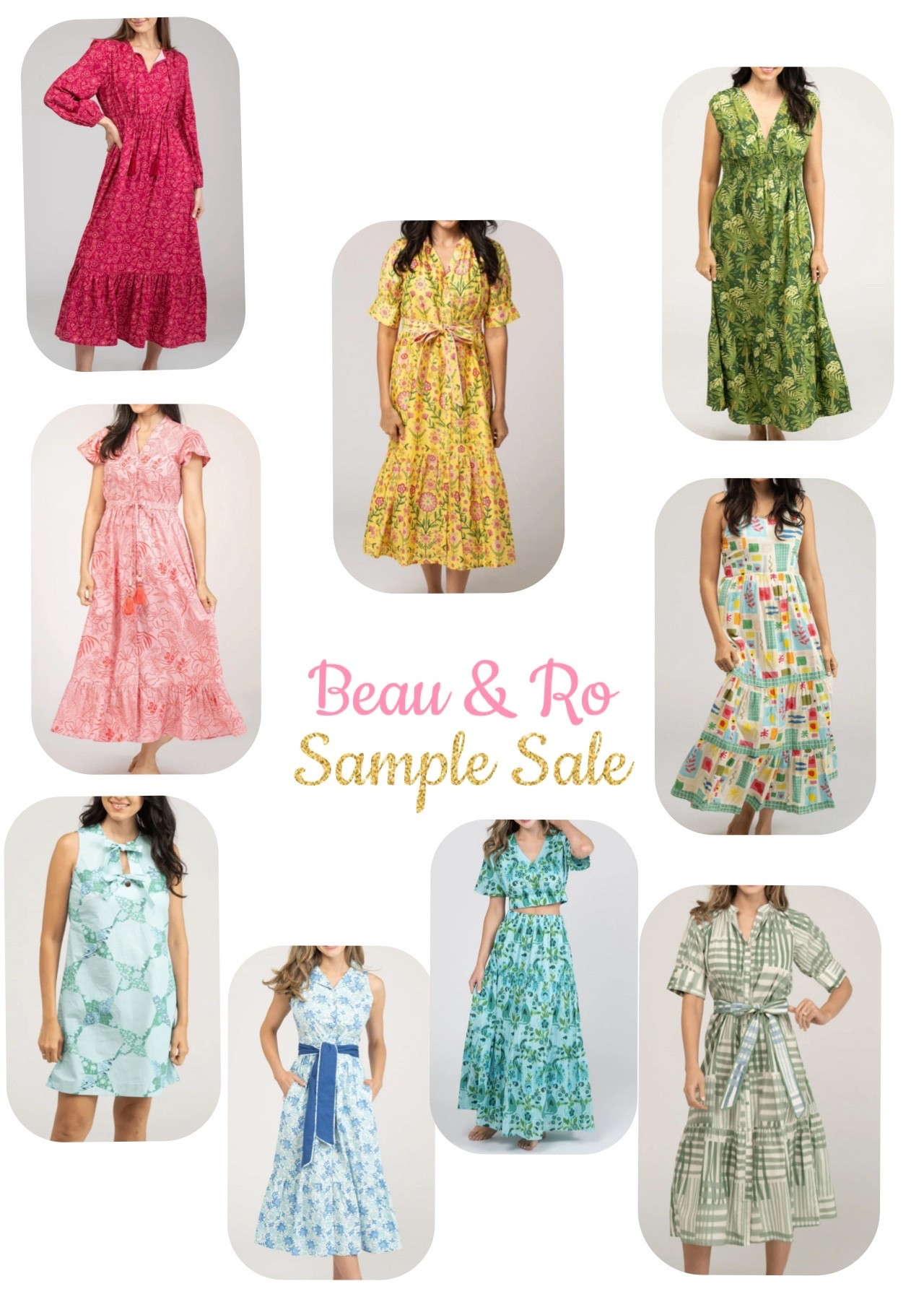 Beau and Ro sample sale is here! Get all these styles on sale! Many dresses are just $60!! These are perfect for travel, spring, summer events and more! 

#LTKSaleAlert #LTKSeasonal #LTKTravel
