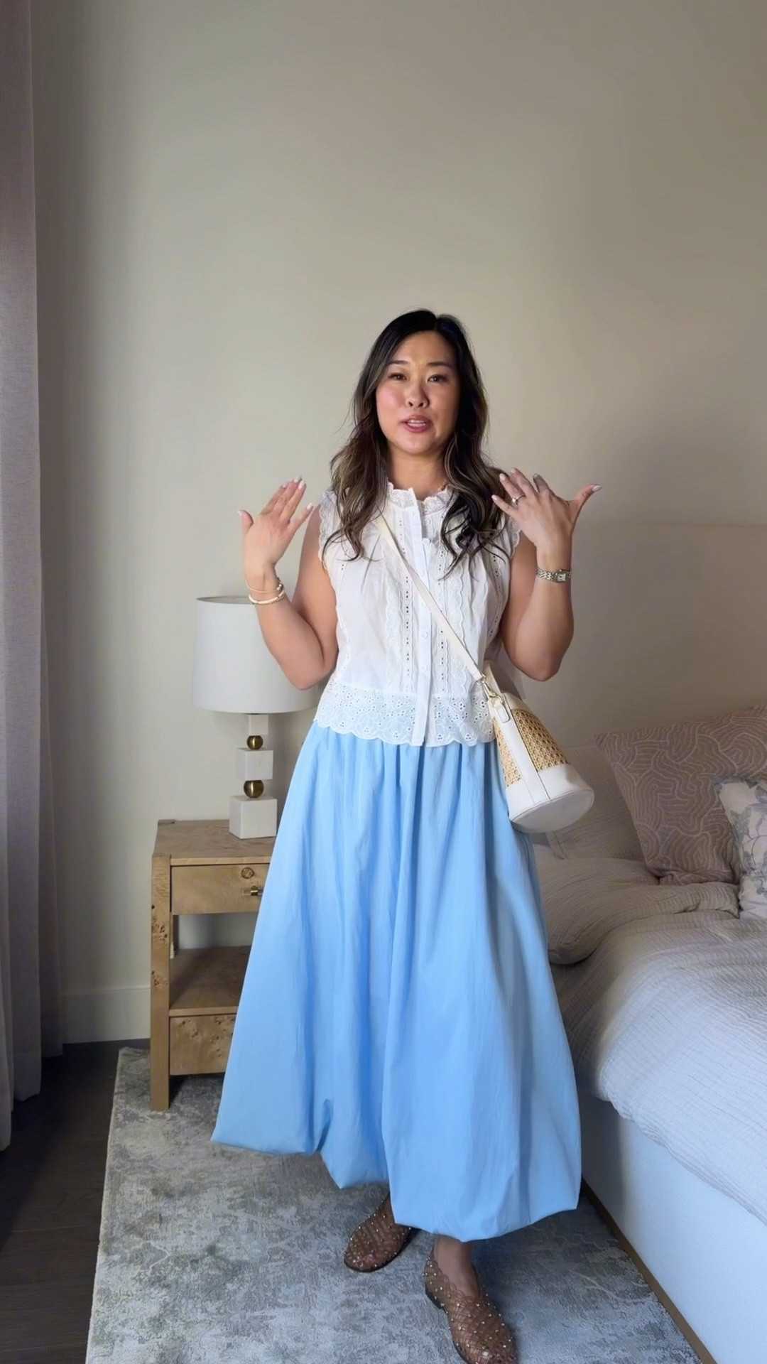 Love a good white blouse that reminds me of Free People. And I swear this skirt gives me Anthro vibes! Such an easy and chic Summer look!
Tank: Medium
Skirt: Small

Amazon fashion, affordable fashion, Amazon skirt, summer skirt, summer outfit, TCS, trending, viral, look for less

#LTKSeasonal #LTKootd