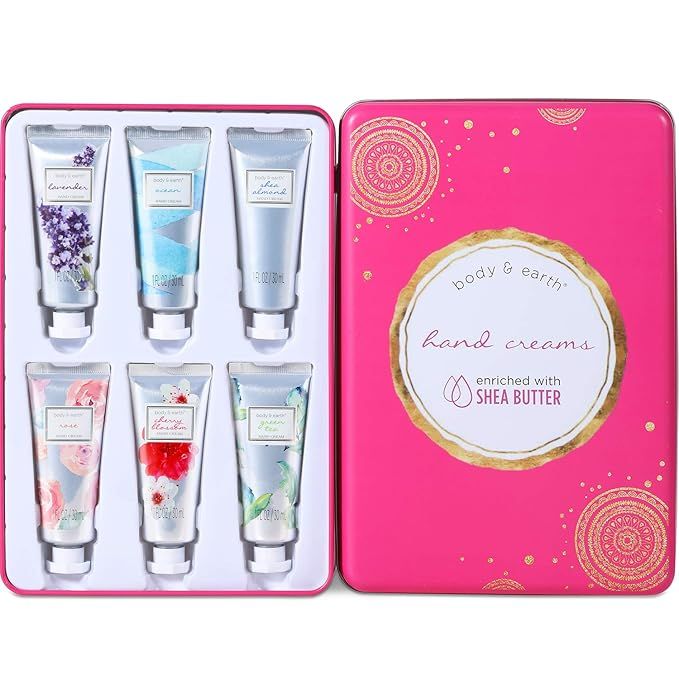 Hand Lotion Set, Body & Earth Hand Cream Gift Set 6 Pcs, 6x1.0 | Amazon (US)
