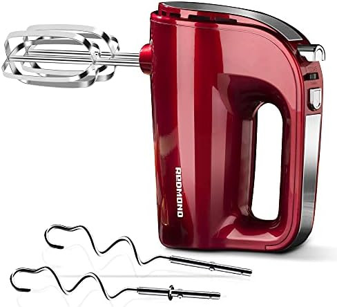 REDMOND Hand Mixer Electric, 250W 5-Speed Hand Mixer, Includes Stainless Steel Beaters and Dough ... | Amazon (US)