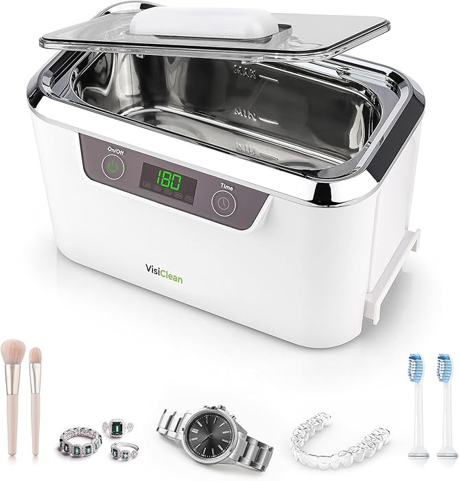 Ultrasonic Cleaner, Professional Ultrasonic Jewelry Cleaner for Diamond Ring, Silver, Gold, Earri... | Amazon (US)