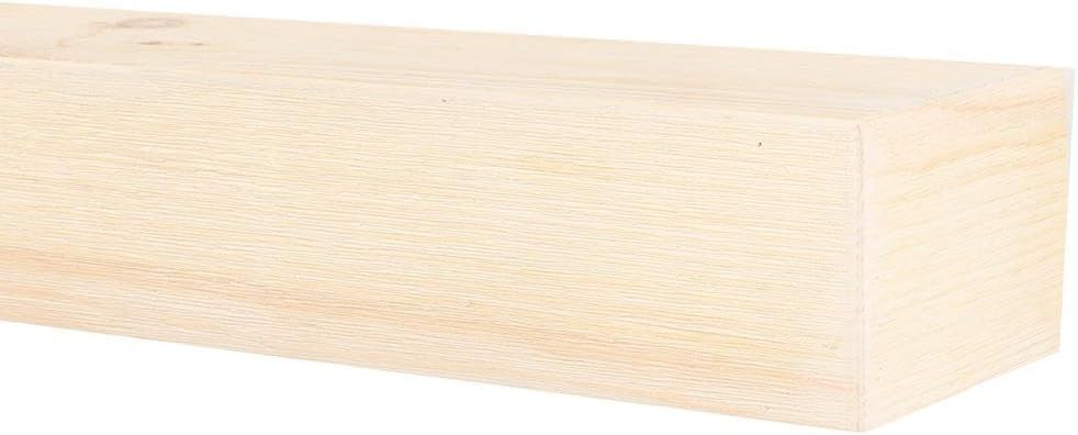 Amazon.com: Mantels Direct Vail Floating Wood Mantel Shelf - Unfinished 72 Inch x 6 Inch Beautifu... | Amazon (US)