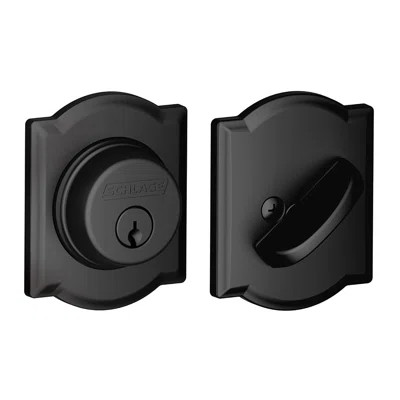 Single Cylinder Deadbolt with Camelot Trim | Wayfair North America