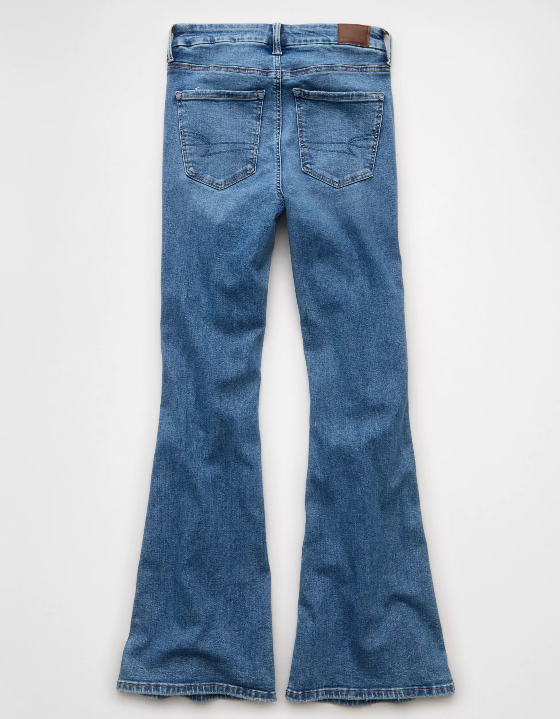 AE Luxe Super High-Waisted Flare Jean | American Eagle Outfitters (US & CA)