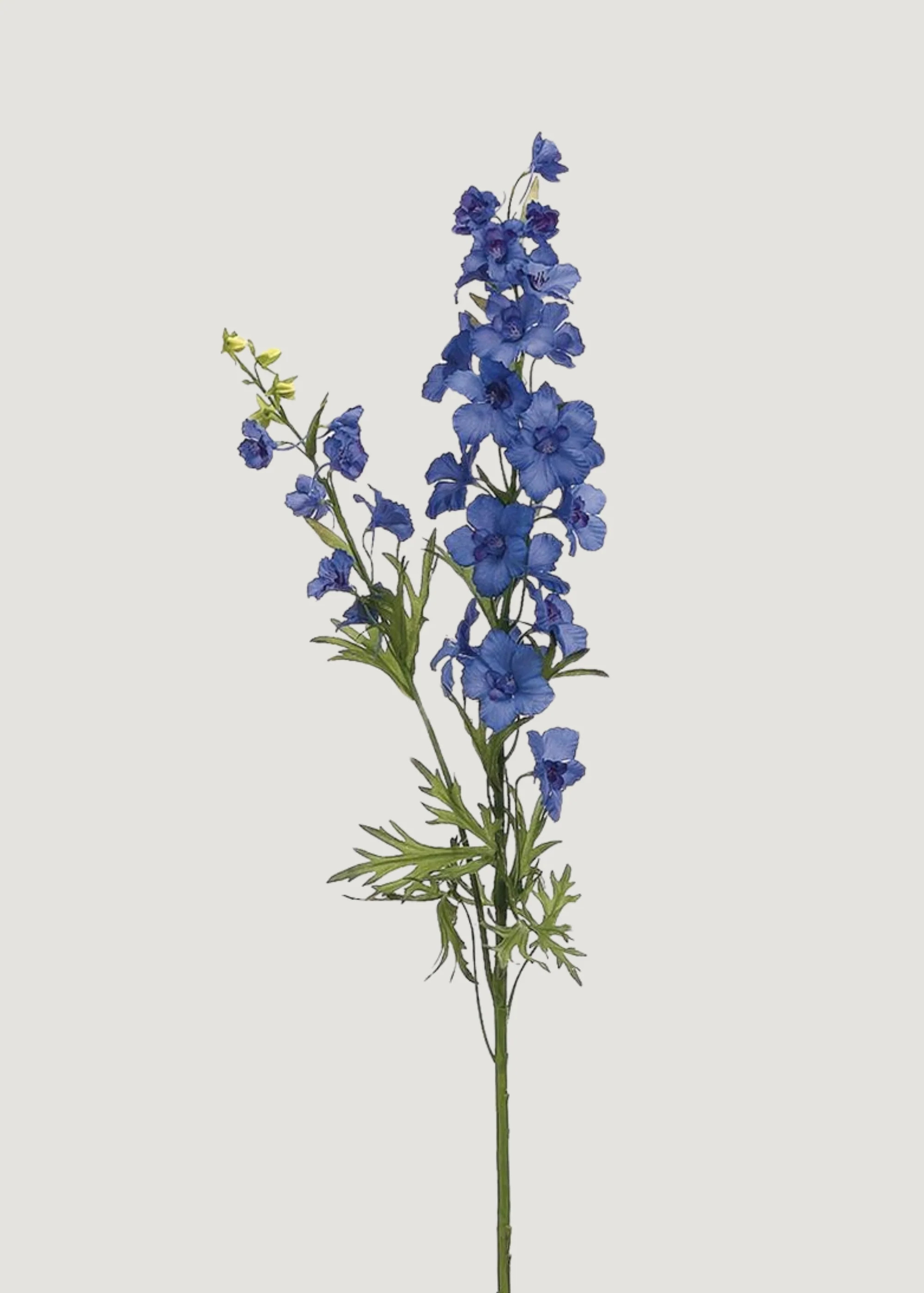 Blue Artificial Blooming Delphinium Flower - 39" | Afloral