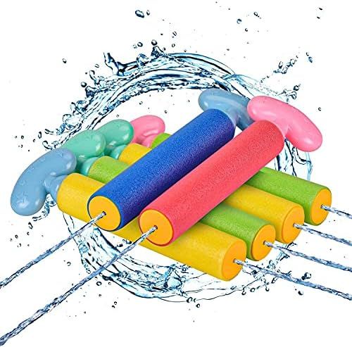 Amazon.com: balnore Water Guns, 6 Pcs Water Blaster for Kids, Shoot to 32ft Range Long Summer Pool T | Amazon (US)
