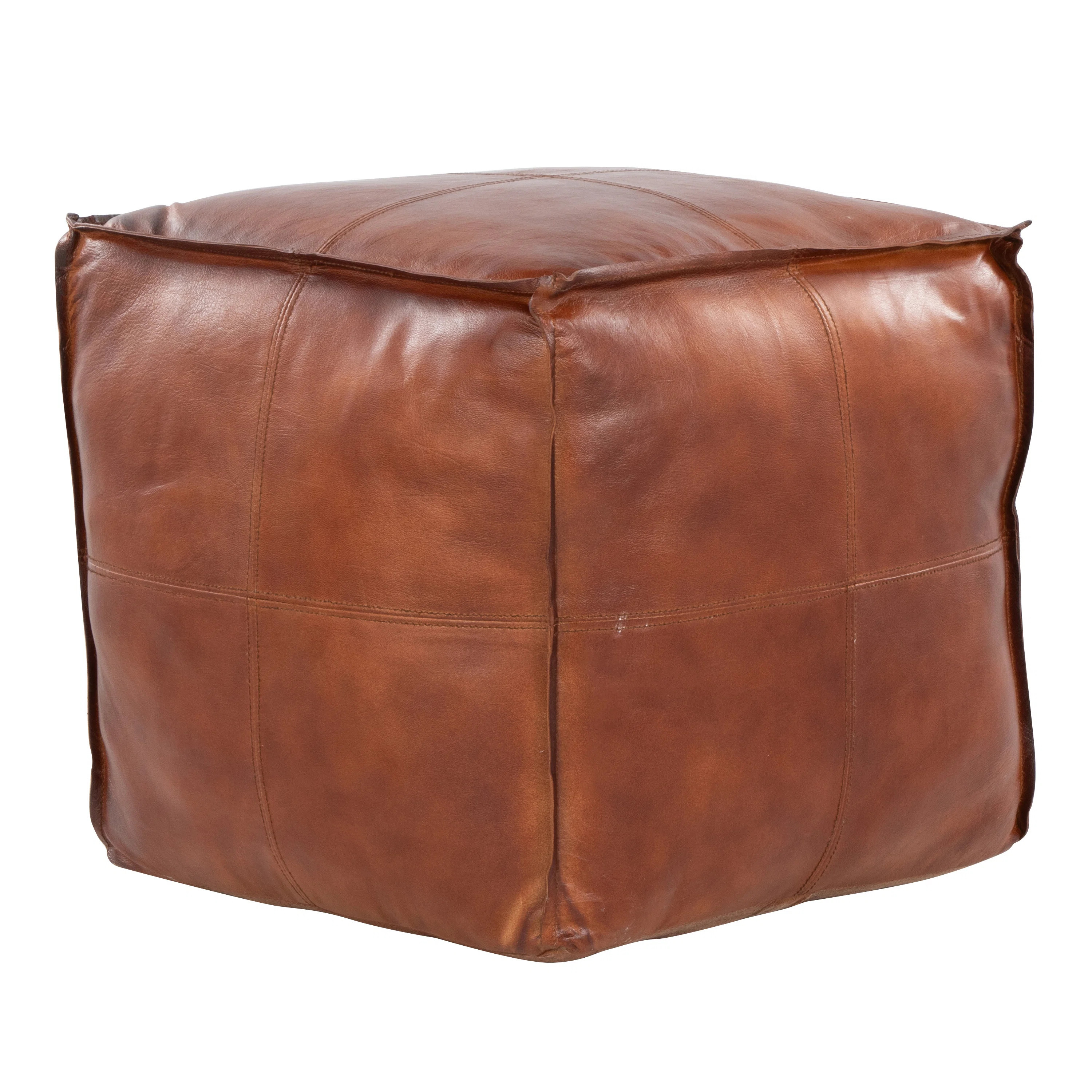 Cobbler Industrial Pouf | Wayfair North America