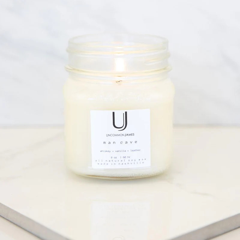 Man Cave Candle 8 oz | Uncommon James