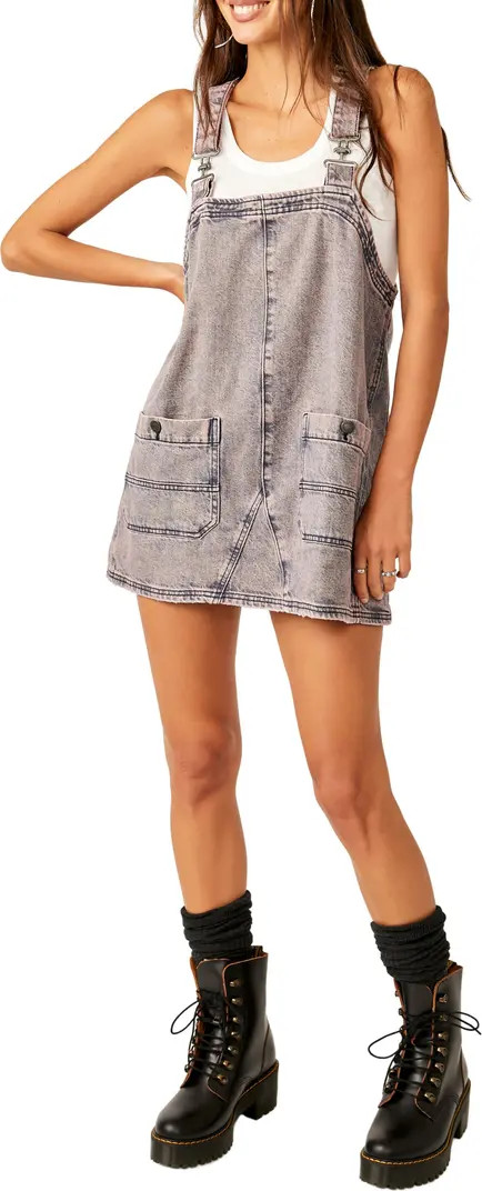 Denim Overall Minidress | Nordstrom