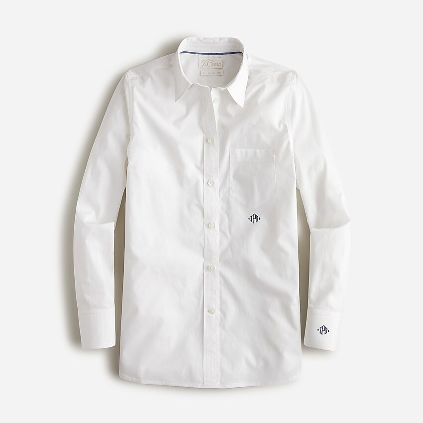 Classic-fit crisp cotton poplin shirt | J. Crew US