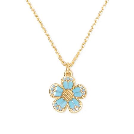Beautiful delicate blue flower necklace by Kate Spade. Jewelry gift. Gift for her. On sale!!!

#LTKFindsUnder50 #LTKSaleAlert #LTKGiftGuide