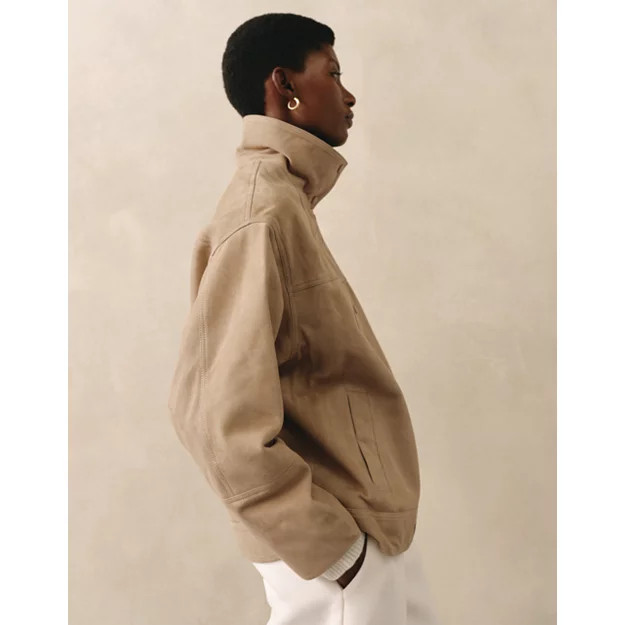 Suede Batwing Jacket | The White Company UK & ROW
