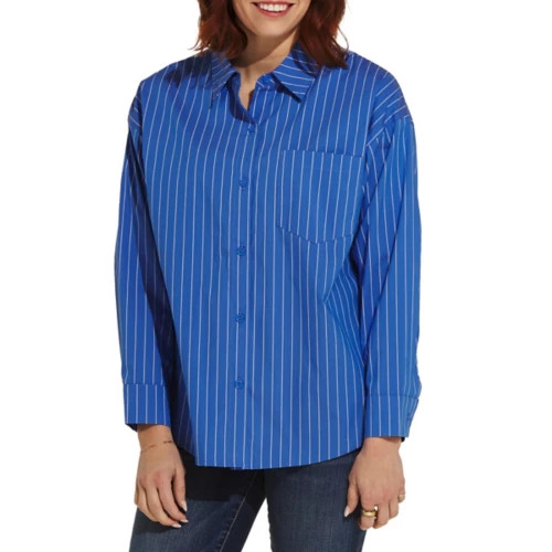 Women's Le Lis Pin Stripe Long Sleeve Button Up Shirt | Scheels
